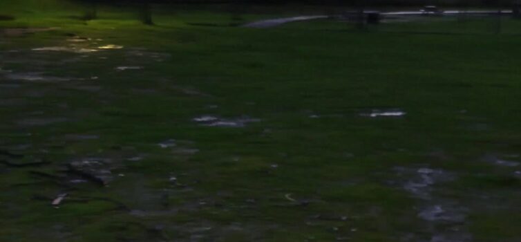 Escalos de Baixo - Recinto de Festas Inundado