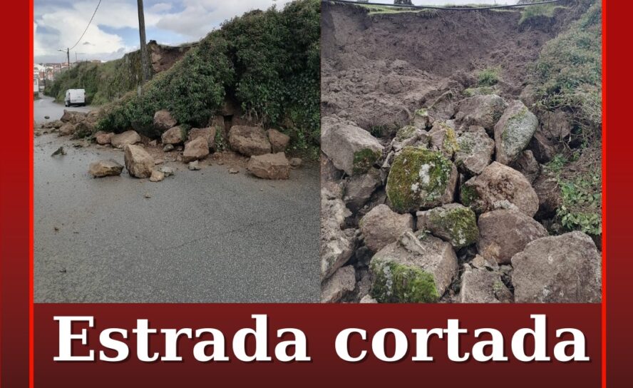 Estrada cortada no Ferro