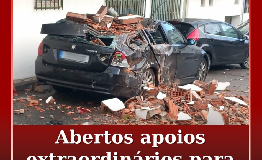 Famílias e empresas afetadas pelo mau tempo já podem requerer apoios do Governo