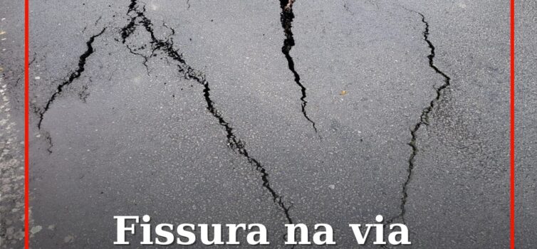 Fissura na via encerra estrada em Vila Velha de Rodão