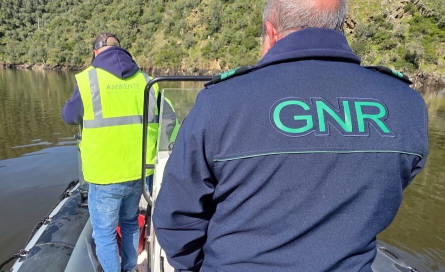 GNR apoia APA na monitorização da água na Barragem de Santa Águeda e no Rio Tejo