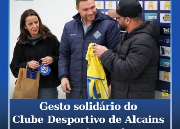 Gesto solidário do Clube Desportivo de Alcains apoia Arthur