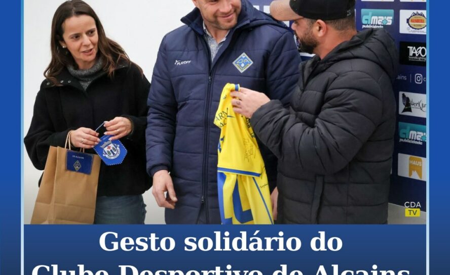 Gesto solidário do Clube Desportivo de Alcains apoia Arthur