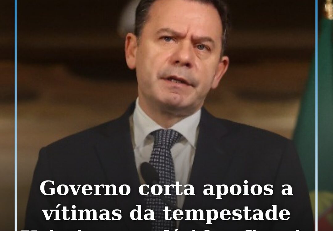 Governo corta apoios a vítimas da tempestade Kristin com dívidas fiscais