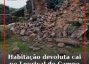 Habitação devoluta cai no Louriçal do Campo