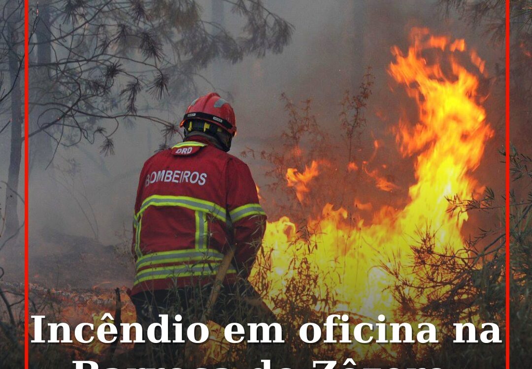 Incêndio numa oficina na Barroca do Zêzere
