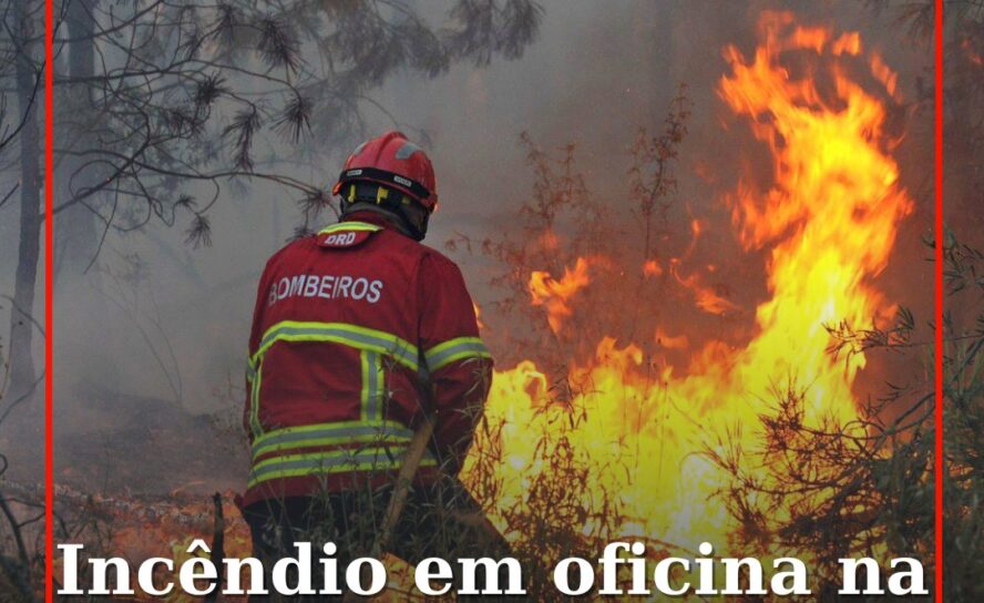 Incêndio numa oficina na Barroca do Zêzere