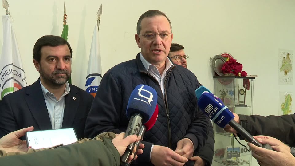 João Lobo dá a conhecer o impacto da depressão Kristin do distrito