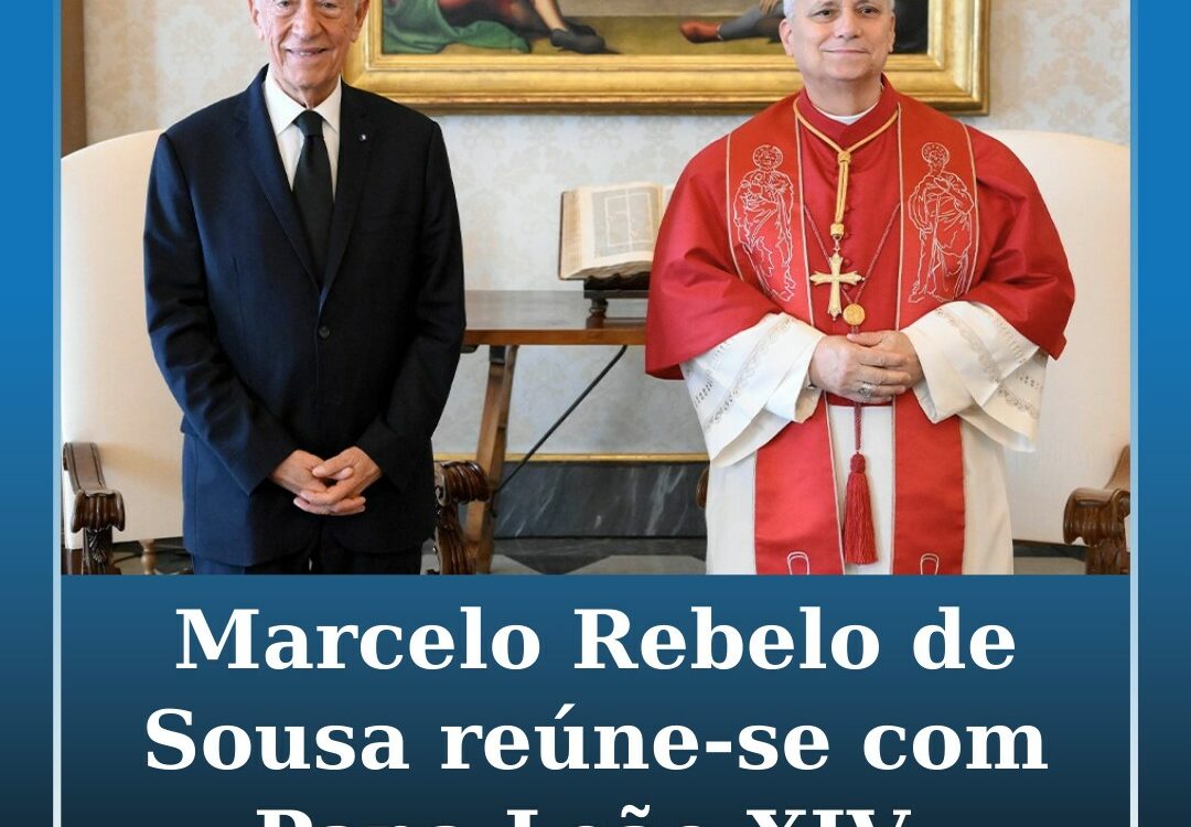 Marcelo Rebelo de Sousa reúne-se a sós com Papa Leão XIV no Vaticano