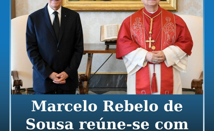 Marcelo Rebelo de Sousa reúne-se a sós com Papa Leão XIV no Vaticano