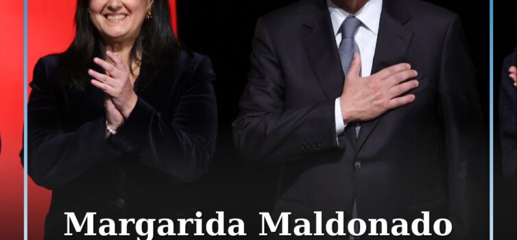 Margarida Maldonado assume papel discreto como companheira do futuro Presidente
