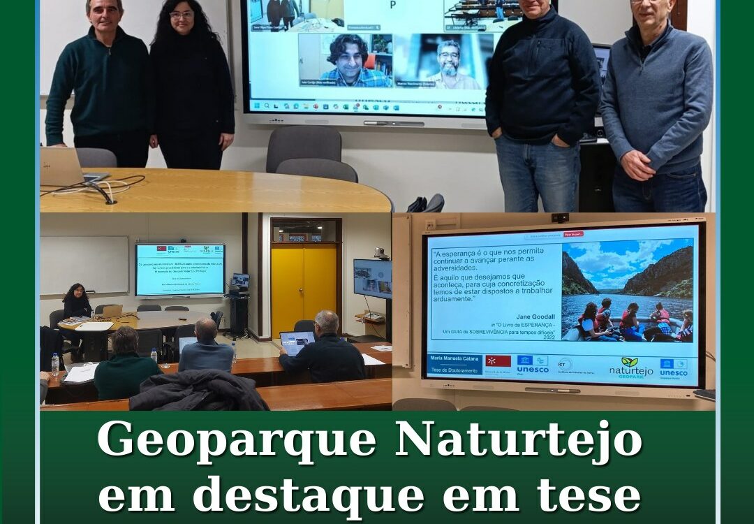 Maria Manuela Catana defende tese de doutoramento sobre o papel dos Geoparques n