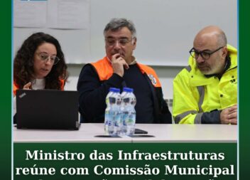 Ministro das Infraestruturas reúne com Comissão Municipal de Proteção Civil da S