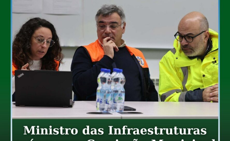 Ministro das Infraestruturas reúne com Comissão Municipal de Proteção Civil da S