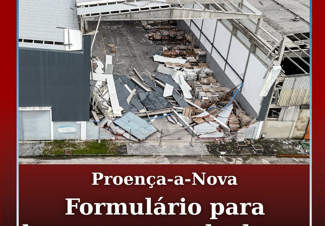 Município de Proença-a-Nova disponibiliza formulário para levantamento de danos