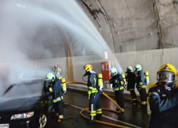 Nova formação prepara bombeiros para intervenção em túneis rodoviários