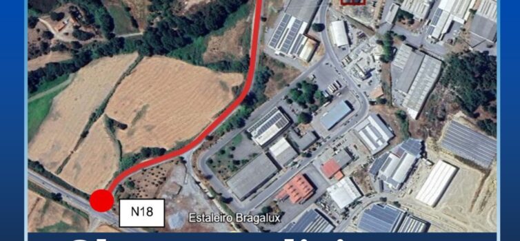 Obras condicionam circulação no Canhoso