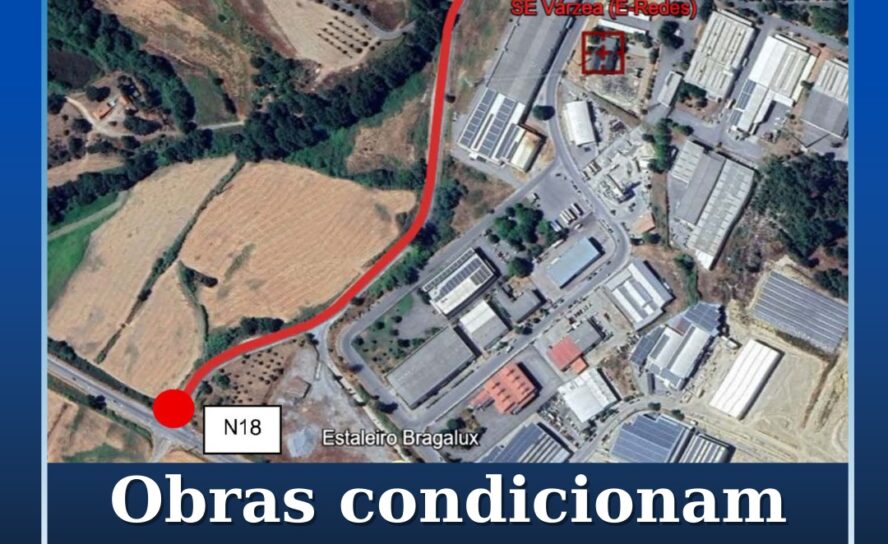 Obras condicionam circulação no Canhoso