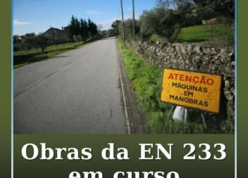 Obras da EN 233 em curso