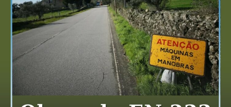 Obras da EN 233 em curso