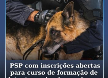 PSP com inscrições abertas para curso de formação de detentores de cães perigoso