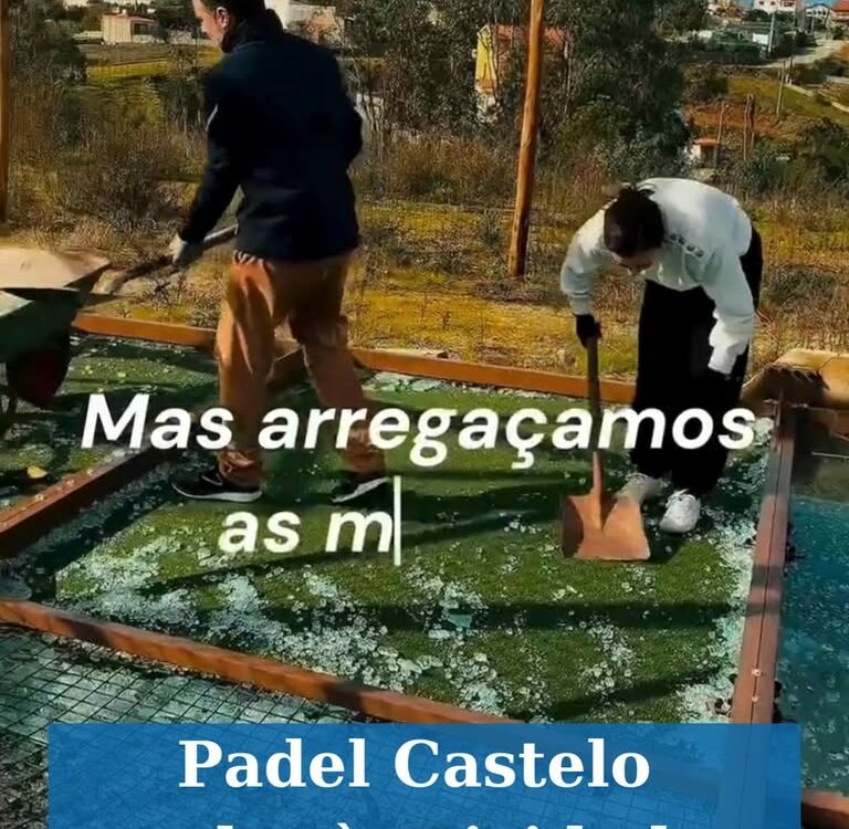 Padel Castelo reabre parcialmente após passagem da Depressão Kristin