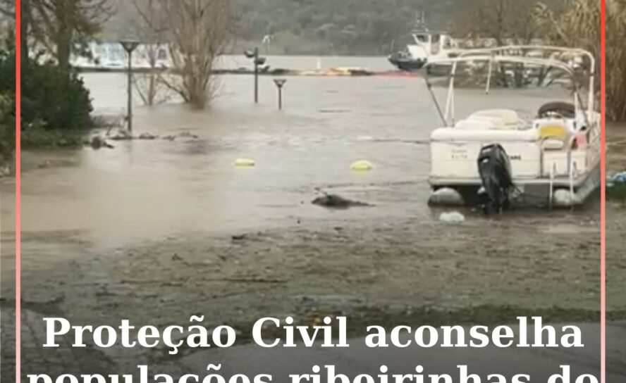 Proteção Civil aconselha populações ribeirinhas do Tejo a abandonar casas