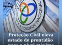 Proteção Civil eleva estado de prontidão para o nível máximo