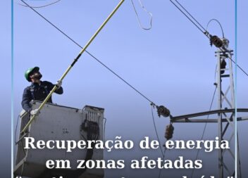 Recuperação de energia em zonas afetadas “praticamente concluída”