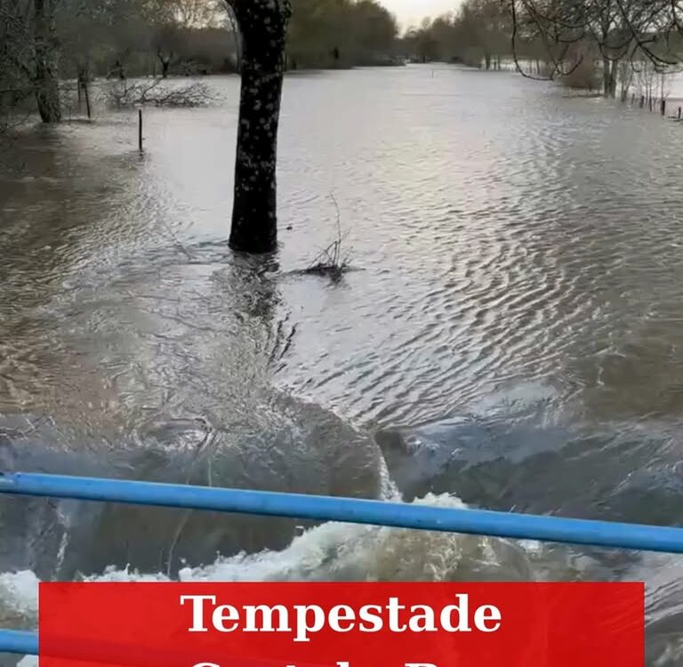 Resultado da chuva forte sentida esta quinta-feira na Escola Superior Agrária de