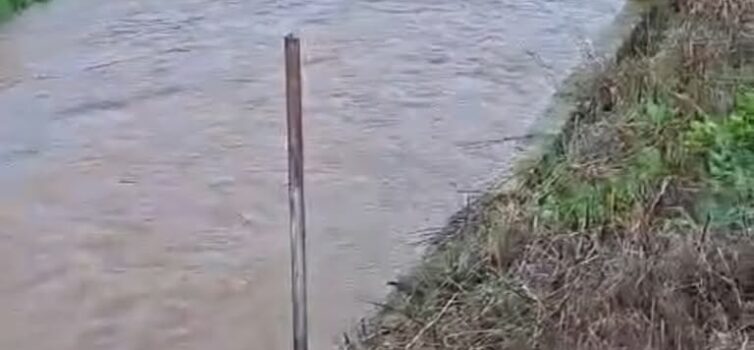 Resultado da chuva forte sentida esta quinta-feira na freguesia de Toulões, Idan