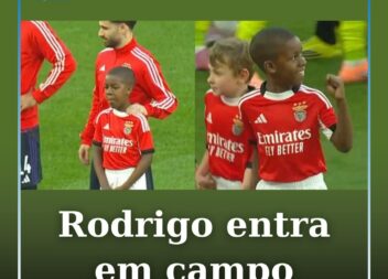 Rodrigo entra em campo ao lado de Anísio
