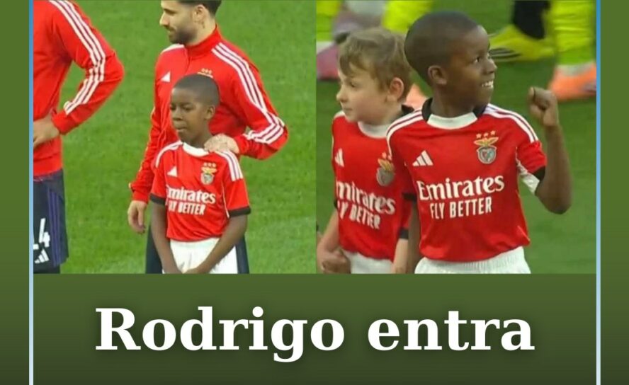 Rodrigo entra em campo ao lado de Anísio