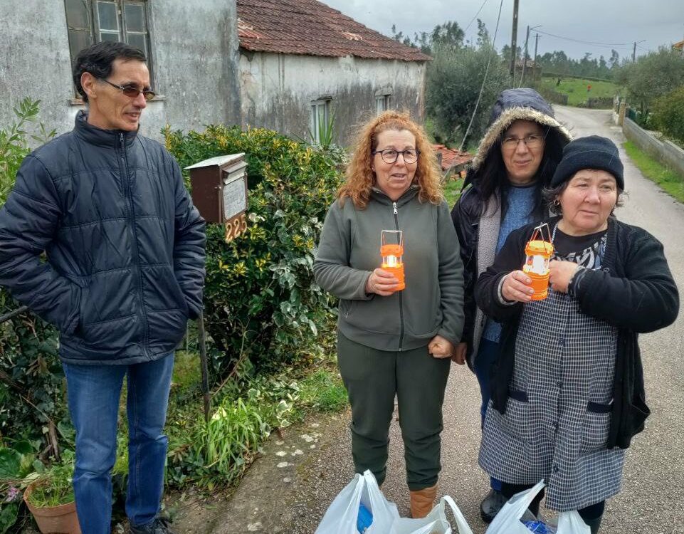 Solidariedade no Fundão chega a famílias afetadas pelas tempestades na Sertã