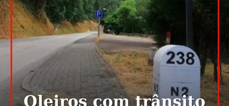 Trânsito cortado em Oleiros devido a trabalhos de segurança