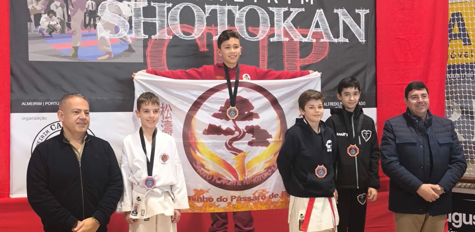 Três medalhas para o Águias do Canhoso no Almeirim Shotokan Cup