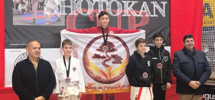 Três medalhas para o Águias do Canhoso no Almeirim Shotokan Cup