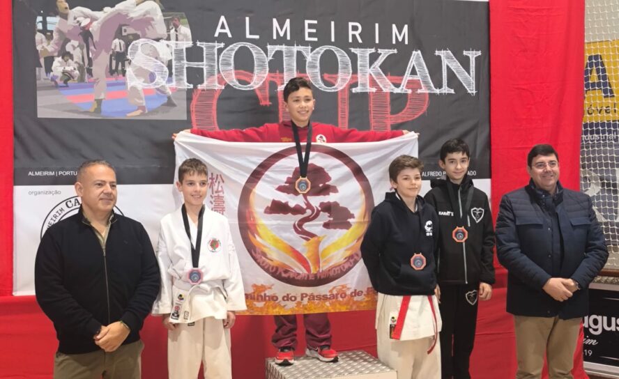 Três medalhas para o Águias do Canhoso no Almeirim Shotokan Cup
