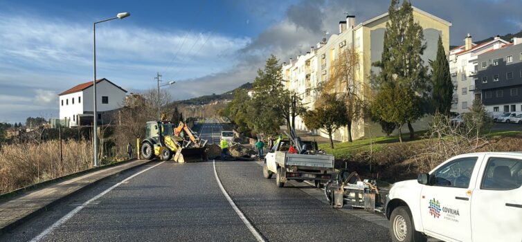 Troço do eixo TCT reabriu às 06:00 desta segunda-feira na Covilhã