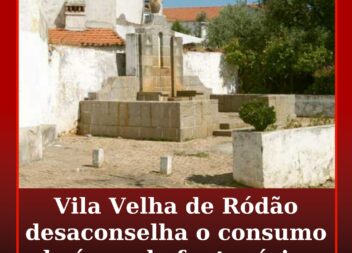 Vila Velha de Ródão desaconselha o consumo de água de fontanários