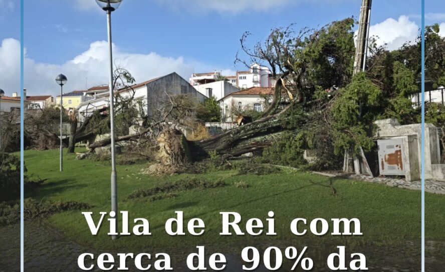 Vila de Rei com mais de 90% da eletricidade reposta após tempestade Kristin