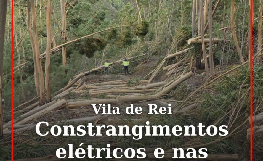 Vila de Rei mantém constrangimentos após tempestade