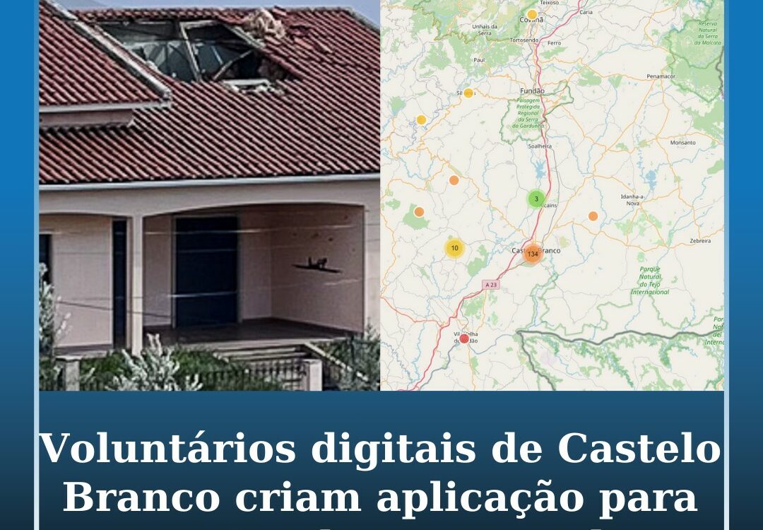 Vost Portugal cria aplicação para reportar danos causados pela depressão Kristin