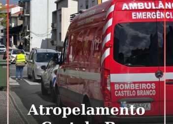 Atropelamento em Castelo Branco