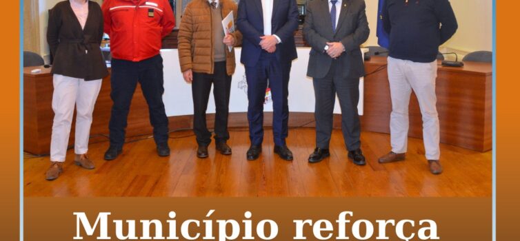 A Câmara Municipal e a Associação Humanitária dos Bombeiros Voluntários de Caste