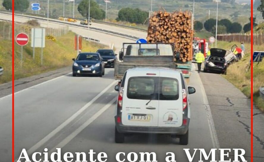 Acidente com a VMER resulta num ferido