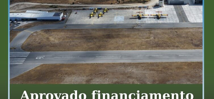 Aprovada candidatura a financiamento europeu para ampliação do Aeródromo Municip