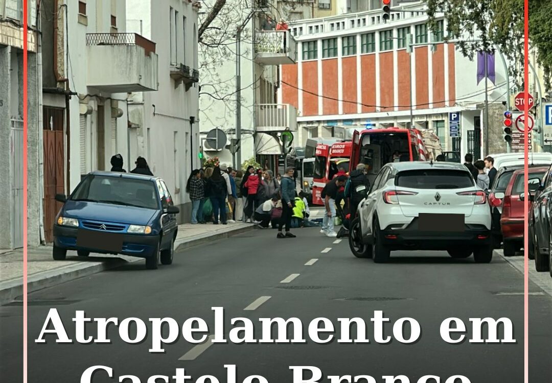 Atropelamento em Castelo Branco