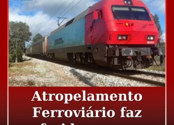 Atropelamento ferroviário em Castelo Branco faz um ferido grave