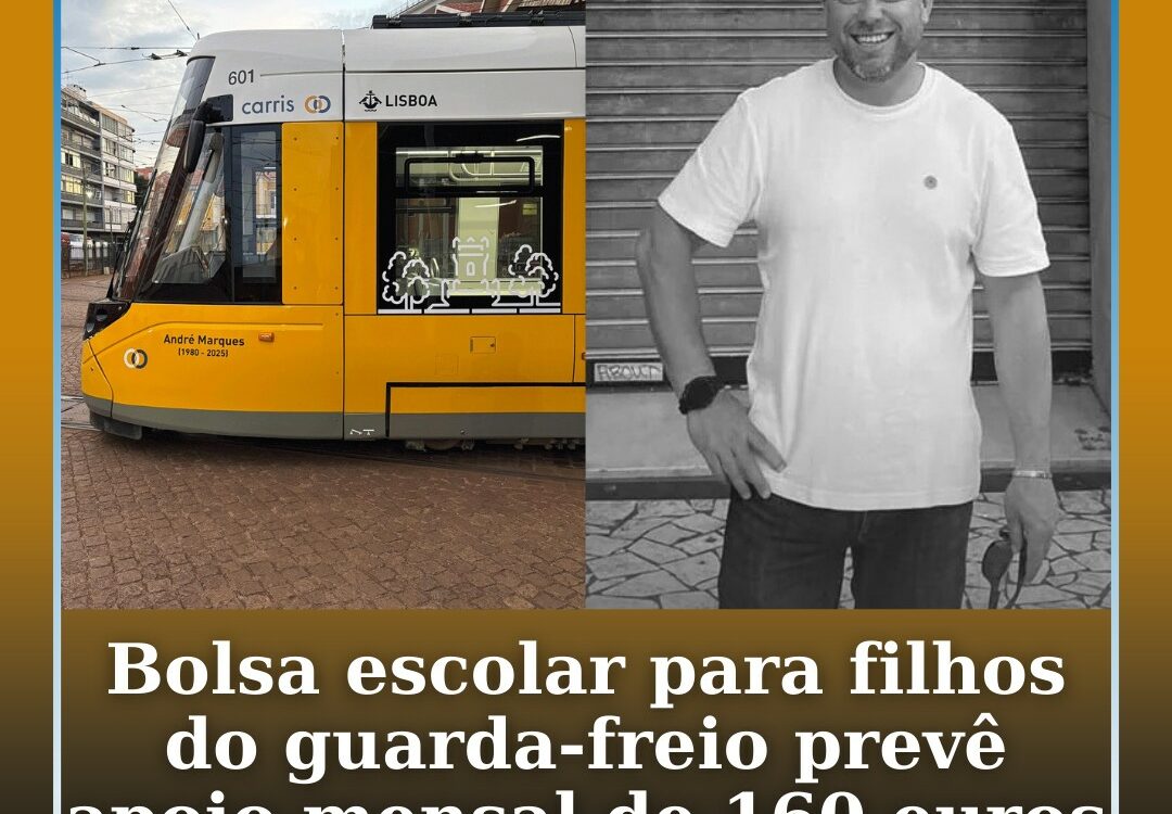 Bolsa escolar para filhos do guarda-freio prevê apoio mensal de 160 euros